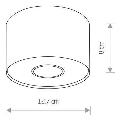 Euluna Downlight Point S, černá/bílá/černá