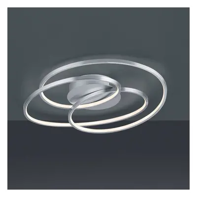 Trio Lighting LED stropní světlo Gale, 60 cm, nikl matný