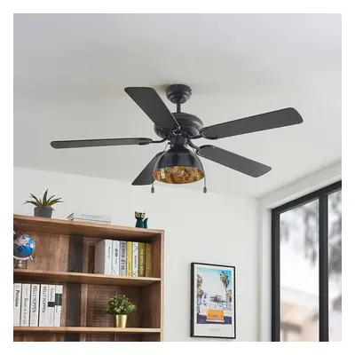 Lucande Stropní ventilátor Lucande s osvětlením Shamoian, tichý, Ø 130 cm