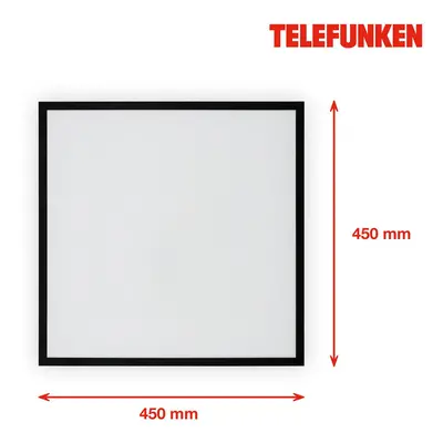 Telefunken LED panel Magic Fully black CCT RGB 45x45cm