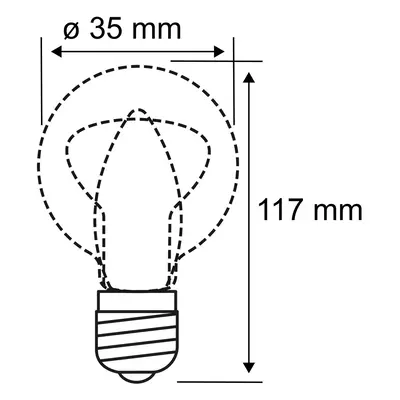 Paulmann Paulmann LED žárovka-svíčka E14 5W dim to warm