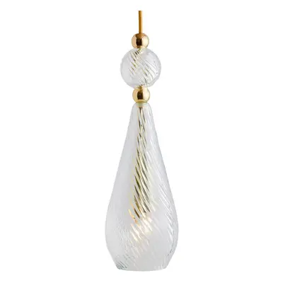 EBB & FLOW EBB & FLOW Smykke M gold crystal swirl