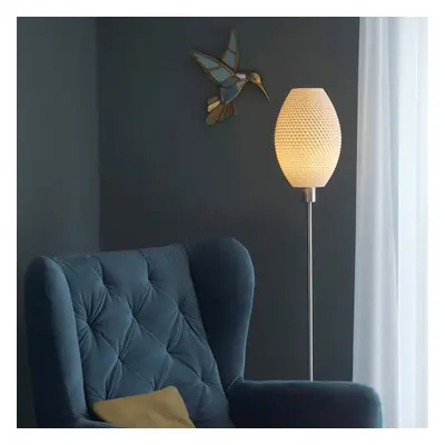 Tagwerk Stojací lampa Diamant Olive z biomateriálu, linen