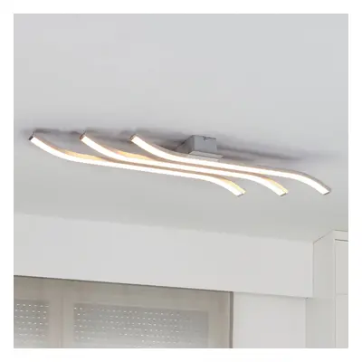 Domiluce LED stropní svítidlo Largo 3zdr. 83 cm hliník