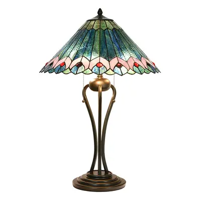 Clayre&Eef Stolní lampa 5LL-5391 ve stylu Tiffany