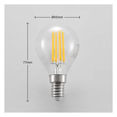 Arcchio LED žárovka E14 P45, 4W, čirá, 2 700K, stmívatelná, sada 3 kusů