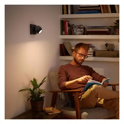 Philips Hue Philips Hue Buckram LED spot, černé rozšíření