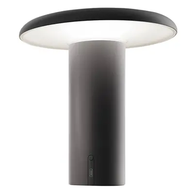 Artemide Stolní lampa Artemide Takku LED s dobíjecí baterií, černá