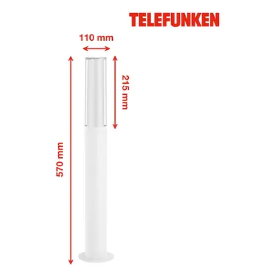 Telefunken Telefunken Bristol LED osvětlení cesty, 57cm, bílá