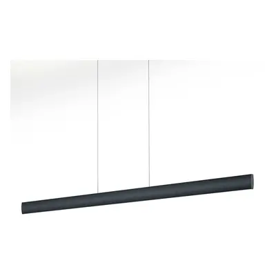 Knapstein LED závěsné světlo Runa, černá, délka 132 cm