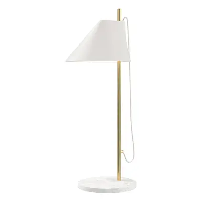 Louis Poulsen Louis Poulsen stolní lampa Yuh Brass, mramor, bílá