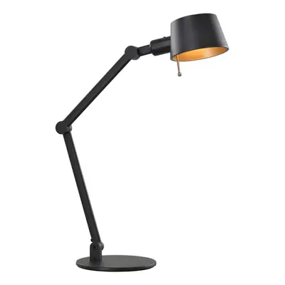 Lucande Stolní lampa Lucande Silka, nastavitelná, černá