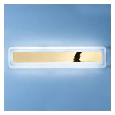 Linea Light LED nástěnné světlo Antille zlatá 61,4 cm