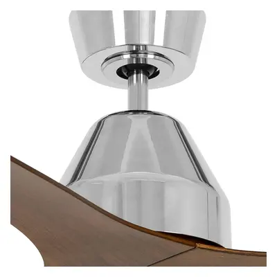 Beacon Lighting Stropní ventilátor Beacon Whitehaven chrom/koa silent 142 cm