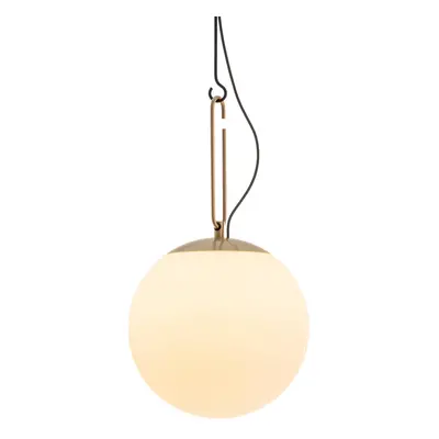 Artemide Skleněná závěsná lampa Artemide nh, Ø 35 cm