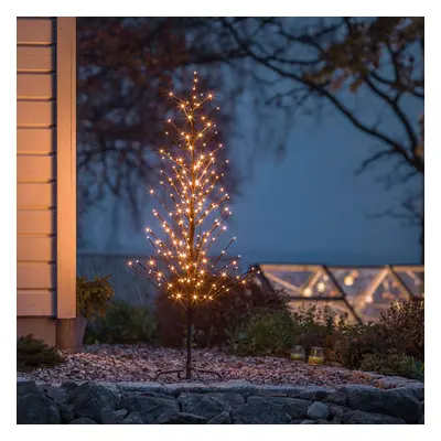 Konstsmide Christmas Světelný strom LED, černý, 150 cm