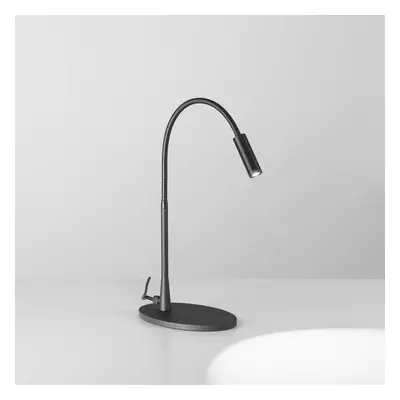 Egger Licht Stolní lampa Egger DLS Zooom LED, flexibilní rameno, černá