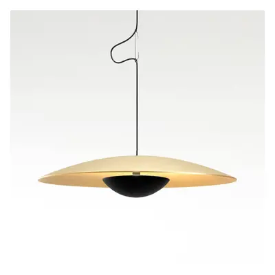 Marset MARSET Ginger LED závěsné svítidlo, triak Ø42cm mosaz