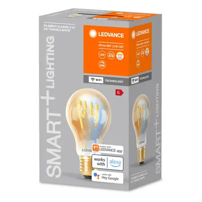 LEDVANCE SMART+ LEDVANCE SMART+ WiFi E27 6W Classic zlatá 822-850