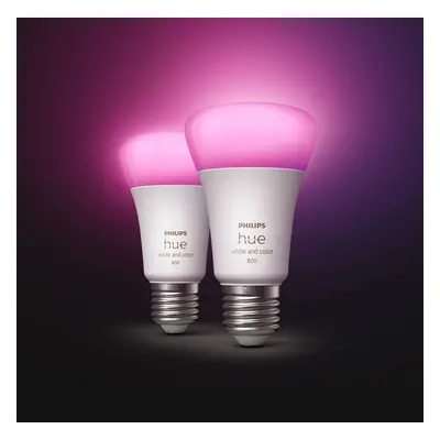 Philips Hue Philips Hue White&Color Ambiance 6,5W E27 sada 2ks