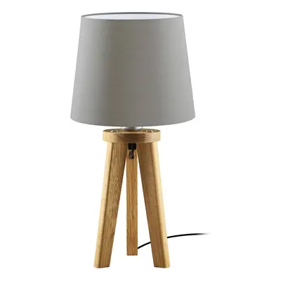 HerzBlut HerzBlut Elli stolní lampa, dub olejovaný/taupe