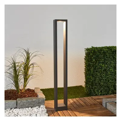 Lucande Lucande Jupp LED závěsná lampa, sada 4 kusů, 90 cm, grafitově šedá