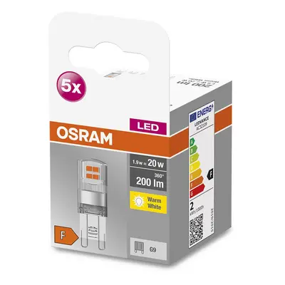 OSRAM OSRAM Base PIN LED kolík žárovka G9 1,9W 2700K 5ks