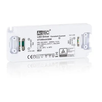 AcTEC AcTEC Slim LED ovladač CC 350mA, 20W