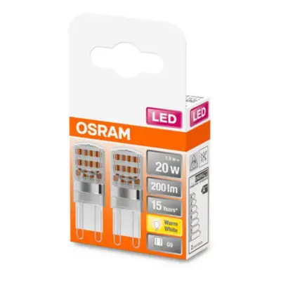 OSRAM OSRAM LED s paticí G9 1,9 W 2 700 K čirá 2 balení