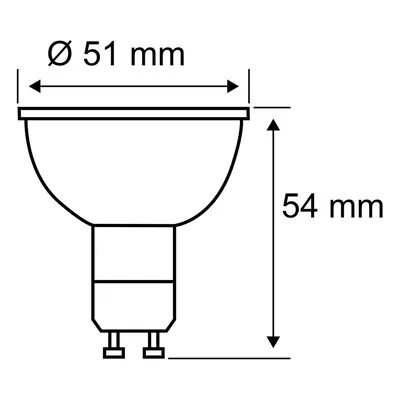 Paulmann Paulmann LED reflektor GU10 5,7W 2 700K 100°