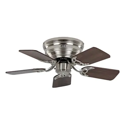 CasaFan Ventilátor Classic Flat III, broušený chrom 75 cm