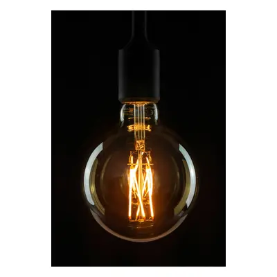 Segula SEGULA LED žárovka globe E27G125 5W2200K zlatá dim