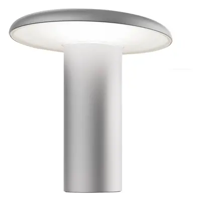 Artemide Stolní lampa Artemide Takku LED s dobíjecí baterií, šedá