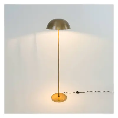 Holländer Stojací lampa Fungo, svítí dolů, zlatá