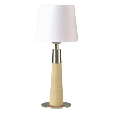 HerzBlut HerzBlut Conico stolní lampa bílá, dub, 44cm