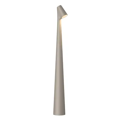 Vibia Vibia Africa LED stolní lampa výška 45 cm tmavě béžová