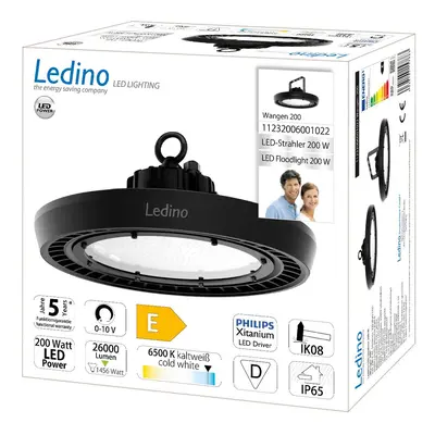 Ledino LED reflektory Wangen Highbay 6 500 K 200 W