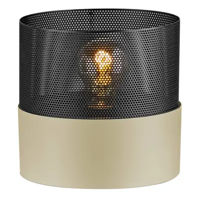 HELL Stolní lampa Mesh E27, výška 18 cm, písková/černá