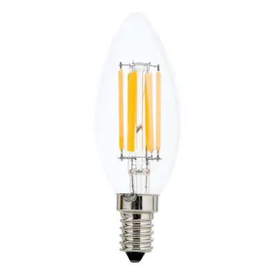 Orion LED žárovka-svíčka E14 4,5W C35 filament 827