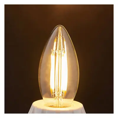 Lindby E14 LED svíčka žárovka filament 4W, 470 lm, 2700 K