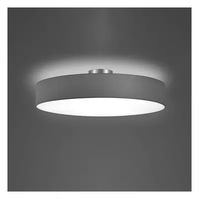 Trio Lighting Stropní hotelové svítidlo, matný nikl/šedá, Ø 65 cm