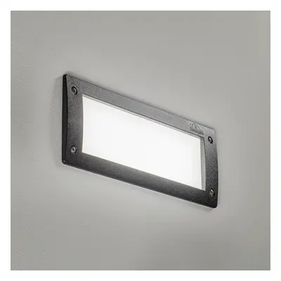 Fumagalli LED nástěnné světlo Leti 300 Square černé, CCT