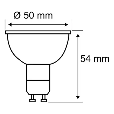 Paulmann Paulmann Go Green GU10 3,5W LED lampa na rostliny