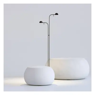 Vibia Vibia Pin 1665 LED stojací lampa, 125 cm, černá