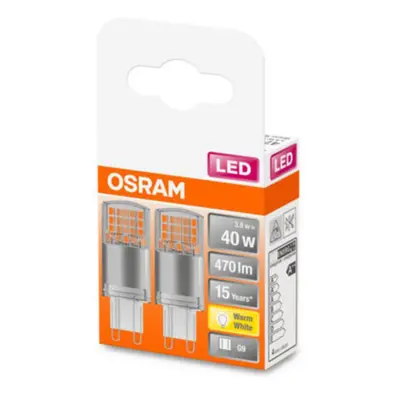 OSRAM OSRAM LED kolíková žárovka G9 4,2W 2 700K čirá 2ks