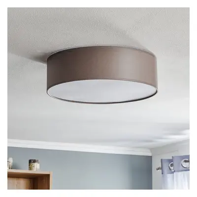 TK Lighting Stropní svítidlo Rondo, hnědé, Ø 38 cm