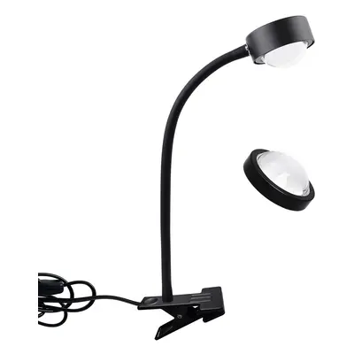 Lindby Lindby clamp light Jyla black lens 4200K flexible arm GX53