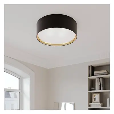 TK Lighting Stropní svítidlo Bilbao, černá/zlatá, Ø 60 cm