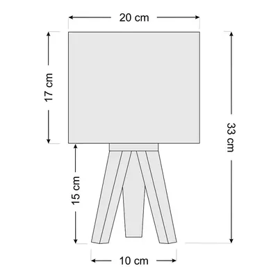 Euluna Stolní lampa do dětského pokoje Mathilde, třínožka