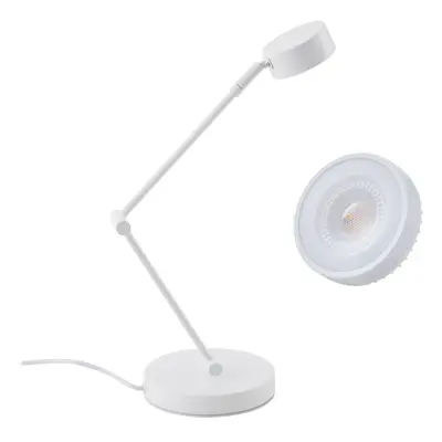 Lindby Stolní lampa Jyla, bílá, GX53, 2700K